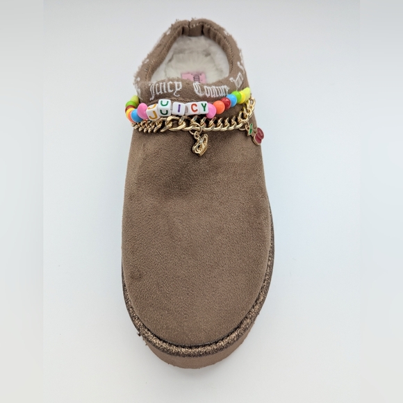 NWT Juicy Couture Women's (Size 7) Mules/Slippers/Shoes w/Beads & Charms - Picture 7 of 15